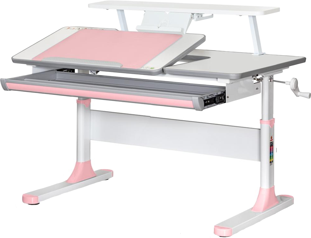 Парта шкільна Mealux Vancouver Multicolor PN S50 (BD-620 W/G MC+ PN+ S50 WG)